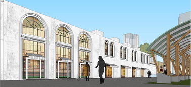 精品地中海风格现代商业街区与疗养院SketchUp模型设计赏析